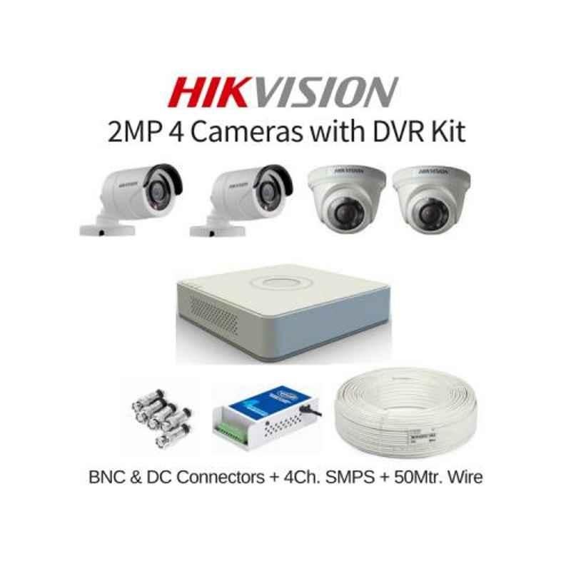 HIKVISION 5MP FULL HD CCTV SYSTEM 4CH 8CH DVR DEEP BASE CAMERAS DOME CAMERA KIT 
