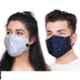 Wellstar 5 Pcs Cotton Protective Anti Pollution & Anti Bacterial Reusable Face Mask Set for Men,Women & Kids with Adjustable Earloop, MM-12