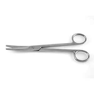 Forgesy 19cm Stainless Steel Silver Curved Mayo Scissor
