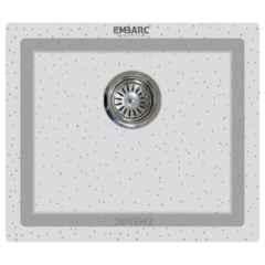 Embarc 21x18 inch Polar Grey Granite Quartz Kitchen Sink