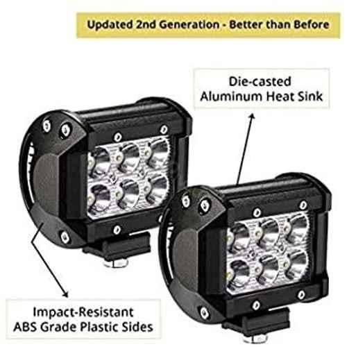 Buy AOW 6 LED Bar Light Universal Bike Car Fog Light Work Light