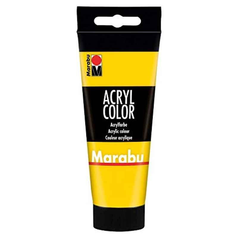 Marabu 100ml Yellow Acryl Colour, 12010050019