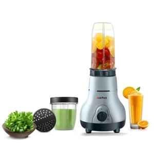 Activa Easy Mix 500W ABS Black Mixer Grinder with 2 Nutri Jar for Smoothies, Chutney & Shakes