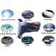 Mobidezire Polyester Red & Blue Bike Body Cover for Yamaha Fazer (Pack of 10)