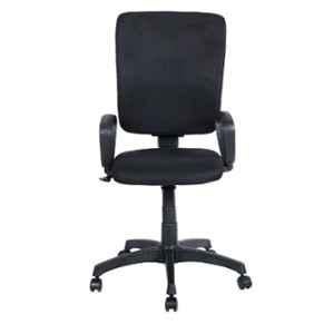 Parin Kandy Fabric Black High Back Ergonomic Chair, PC 912