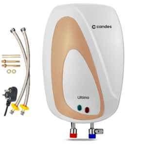 Candes Ultimo 5 Litre 3000W ABS White & Pale Gold Instant Water Geyser