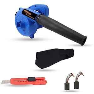Walkers 800W Plastic Blue Electric Air Blower with Carbon Brushes & Utility Knife, WKCB221