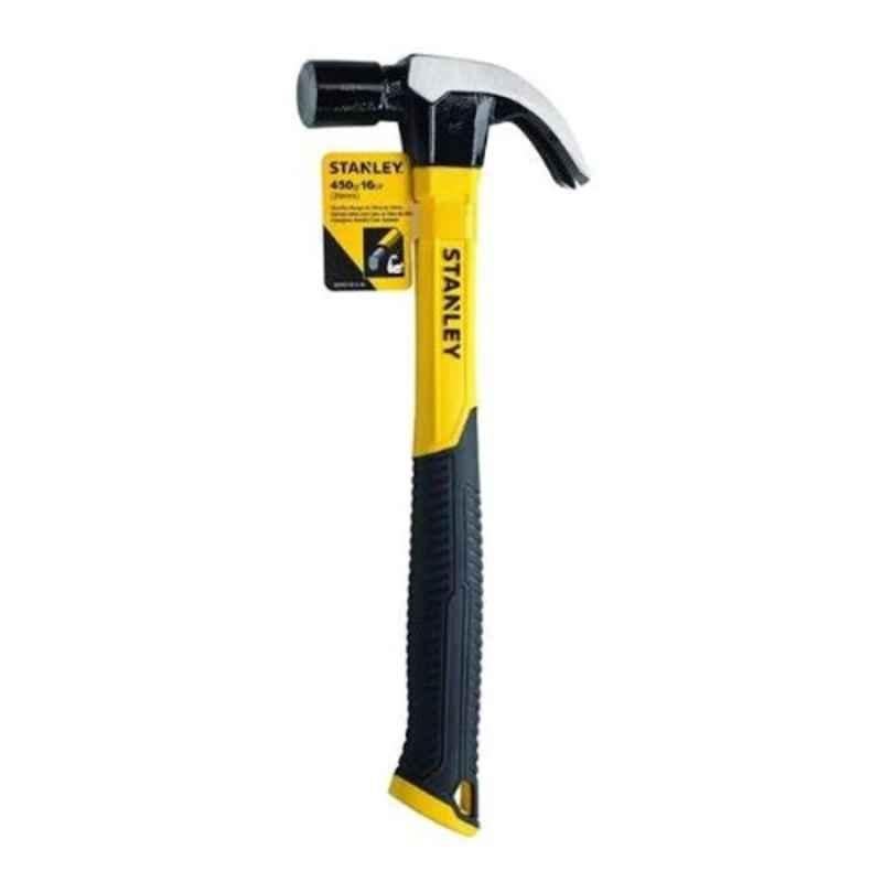 Stanley 450g Black & Yellow Claw Hammer, STHT51391