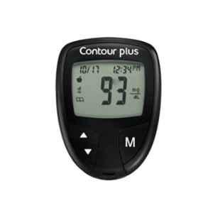 Contour Plus Blood Glucose Monitoring System Set with 10 Pcs Blood Glucose Test Strip, 415082