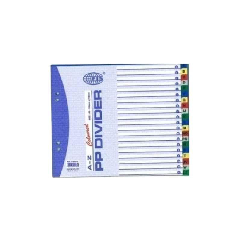FIS A5 A-Z Landscape Plastic Colored Divider