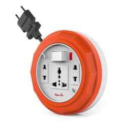Fybros Comex 5m 3 Pin Plastic Extension Board with Indicator & International Socket, 8093