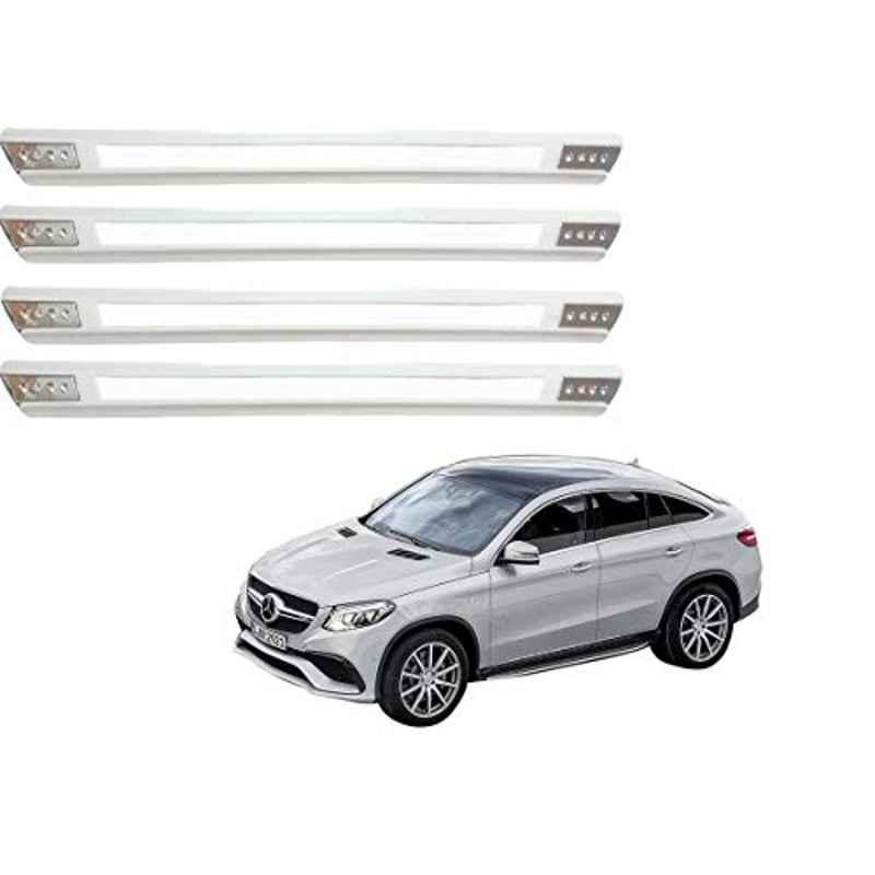 Kozdiko 4 Pcs Designer White Dotted Bumper Protector Set for Mercedes Benz B-Class