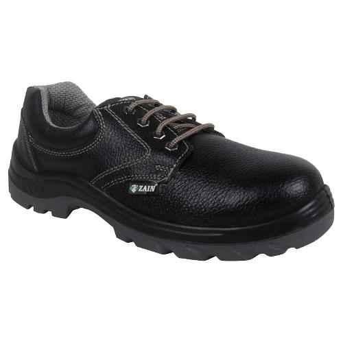 Buy Zain ZM16 Leather Steel Toe Black Work Safety Shoes, 82312