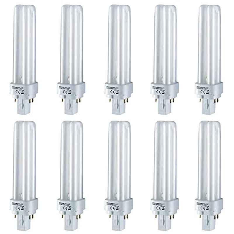 Osram Dulux-DE 18W Cool White CFL Lamp Bulb (Pack of 10)