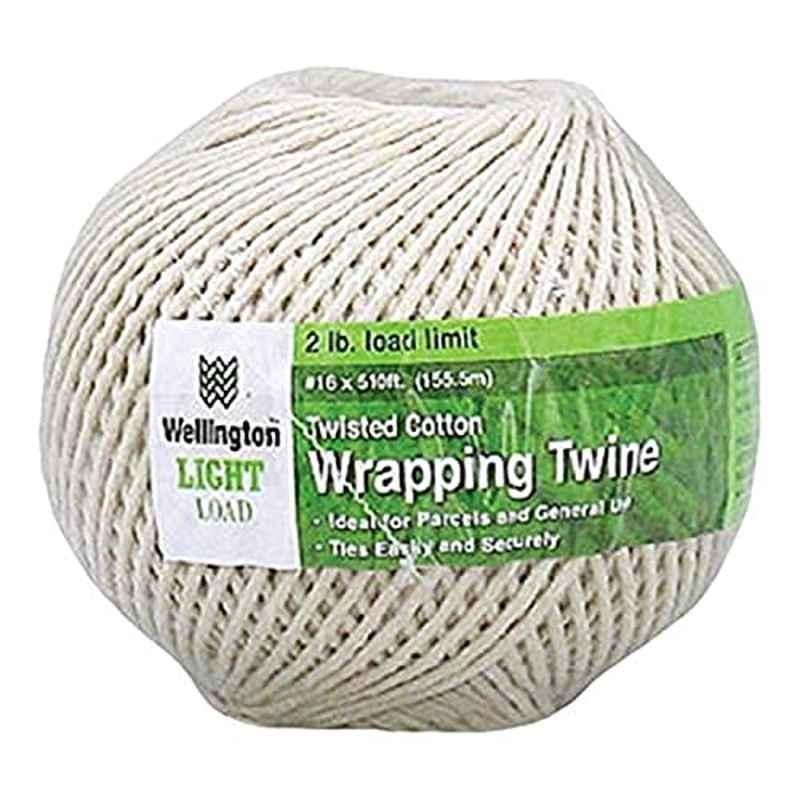 Wellington 12lbs 510ft Cotton White Wrapping Twin Rope, 12771