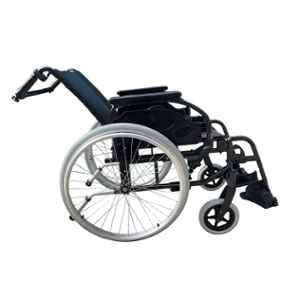 Everactiv 125kg 18 inch Compact & Portable Aluminium Recliner Wheelchair with Recliner Functionality, EPRC301