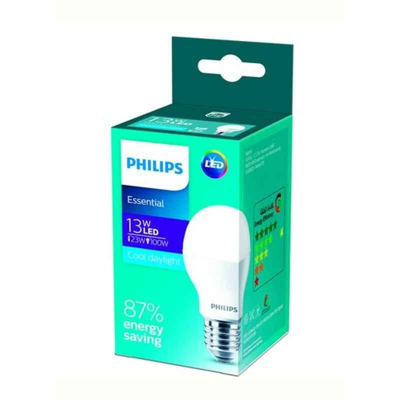 Philips 13W 6500K Plastic Cool Day Light Essential LED Bulb, 929002013885