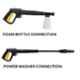 Cheston 1600W Black & Yellow High Pressure Washer