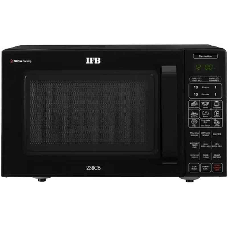 IFB 23L Black Convection Microwave Oven with Starter Kit, 23BC5