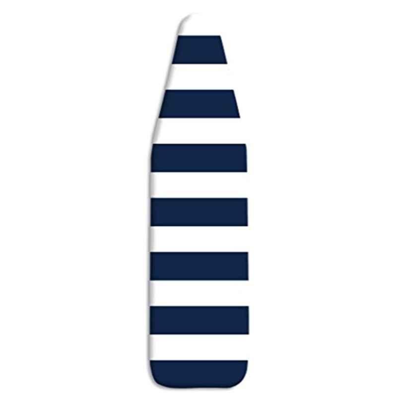 Whitmor 54x15 inch Navy Stripe Scorch Resistant Ironing Board Cover & Pad, 6880-100-STRNAVY