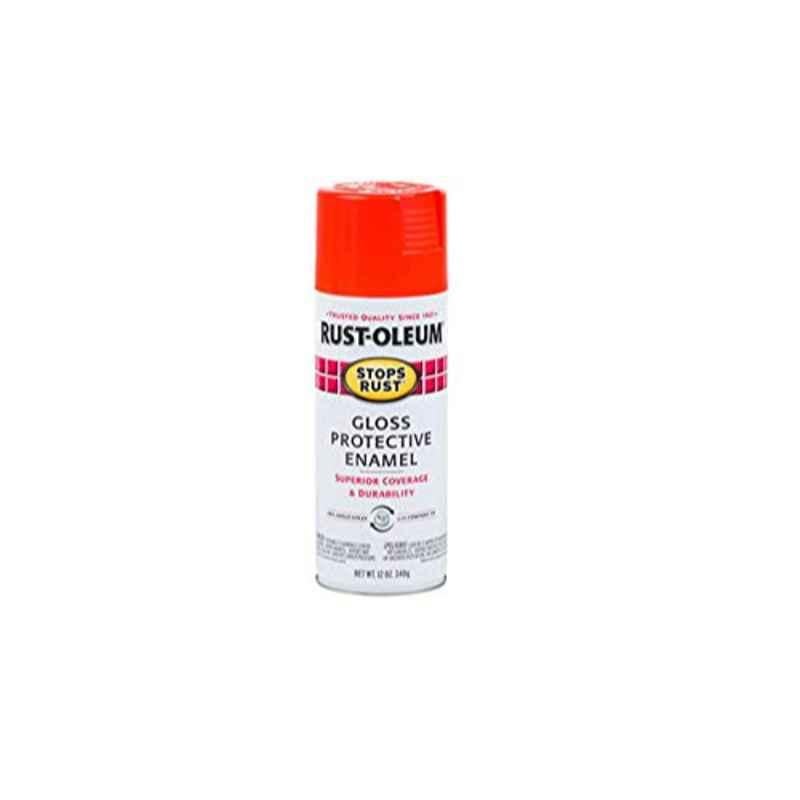 Rust-Oleum Stops Rust 12oz Burnt Orange 245897 Glossy Protective Enamel Spray Paint