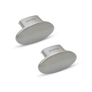 Plantex Knobs for Drawer/Small Drawer Knobs/Knobs for Cabinets/Pull-Push Knobs for Kitchen/Bedroom Drawer (Pack of 2) Oval, Matte