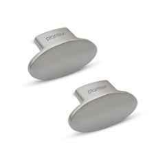 Plantex Knobs for Drawer/Small Drawer Knobs/Knobs for Cabinets/Pull-Push Knobs for Kitchen/Bedroom Drawer (Pack of 2) Oval, Matte