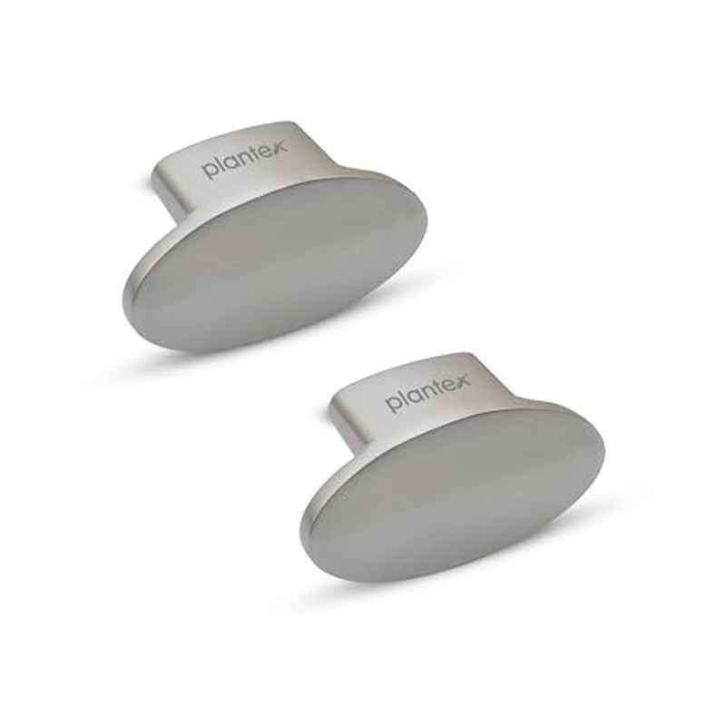 Plantex Knobs for Drawer/Small Drawer Knobs/Knobs for Cabinets/Pull-Push Knobs for Kitchen/Bedroom Drawer (Pack of 2) Oval, Matte