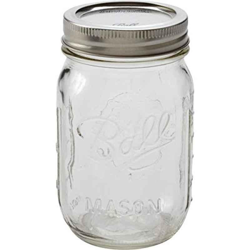 Ball Mason 16 Oz Glass Regular Mouth Jar