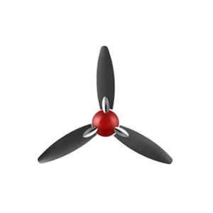 Usha Bloom Daffodil 85W Goodbye Dust Sparkle Red & Black Ceiling Fan, 11105BL63GBW, Sweep: 1250 mm