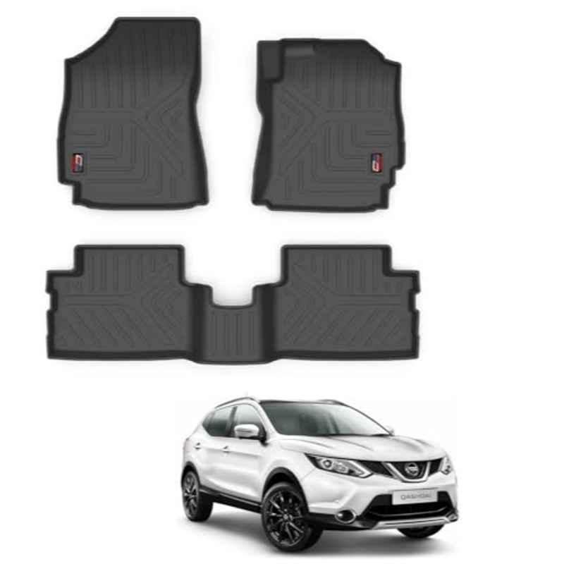 Kozdiko Thermoplastic Polyolefins 3D Life Long Car Floor Mat Set for Nissan Qashqai