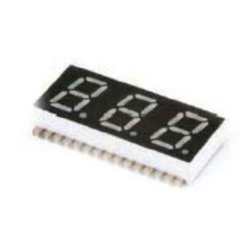 Oasistek 100 Pcs 0.30 inch Ultra Red Triple Digit SMD Display Module Set, TOT-F3301