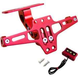 Otoroys OTO-585 Aluminium Red Adjustable Angle Bike Frame Holder for Number Plate