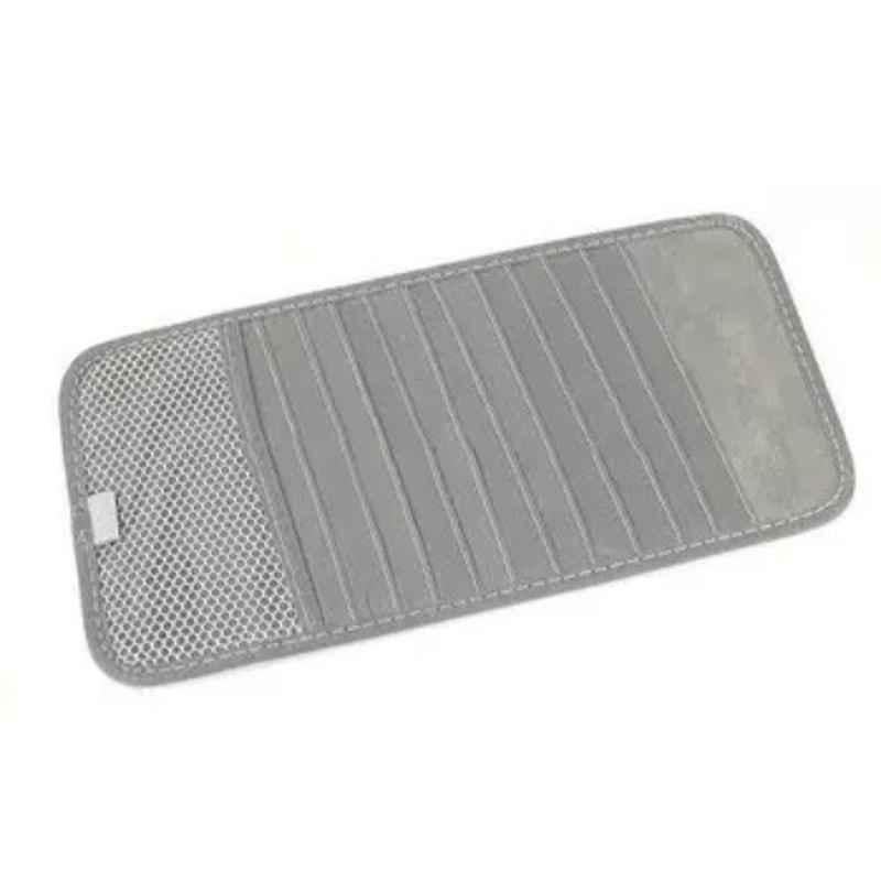 Oscar 12 CD/DVD Grey Sun Visor Holder (Pack of 2)