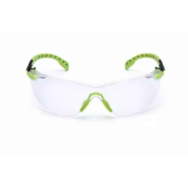 3M SecureFit 400 Black & Green Frame Mirror Lens Safety Glasses, SF410AS-EU