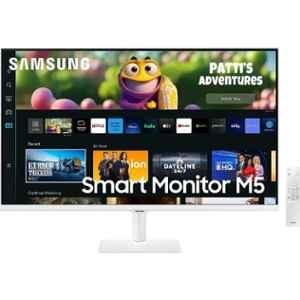 Samsung M5 32 inch White FHD Smart Monitor with 60Hz Refresh Rate, LS32CM501EWXXL