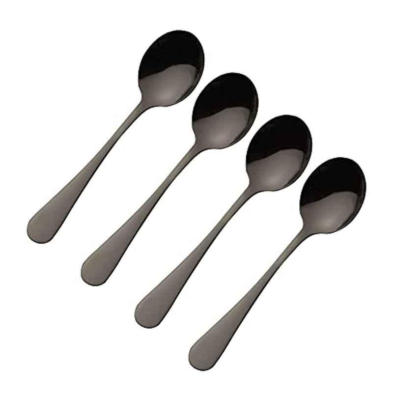 Viners 4Pcs Stainless Steel Grey Tea Spoon Set, 304.074