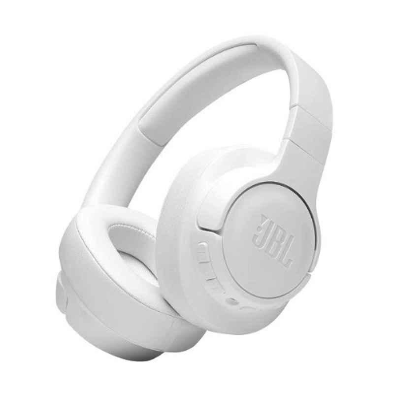JBL 50hrs White Wireless Active Noise Cancelation Bluetooth Headphone, JBL-T760NC-WHT