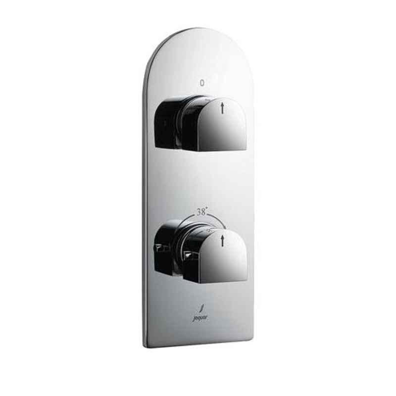 Jaquar Aria Chrome Aquamax Thermostatic Shower Mixer with 2-way divertor, ARI-CHR-39681K