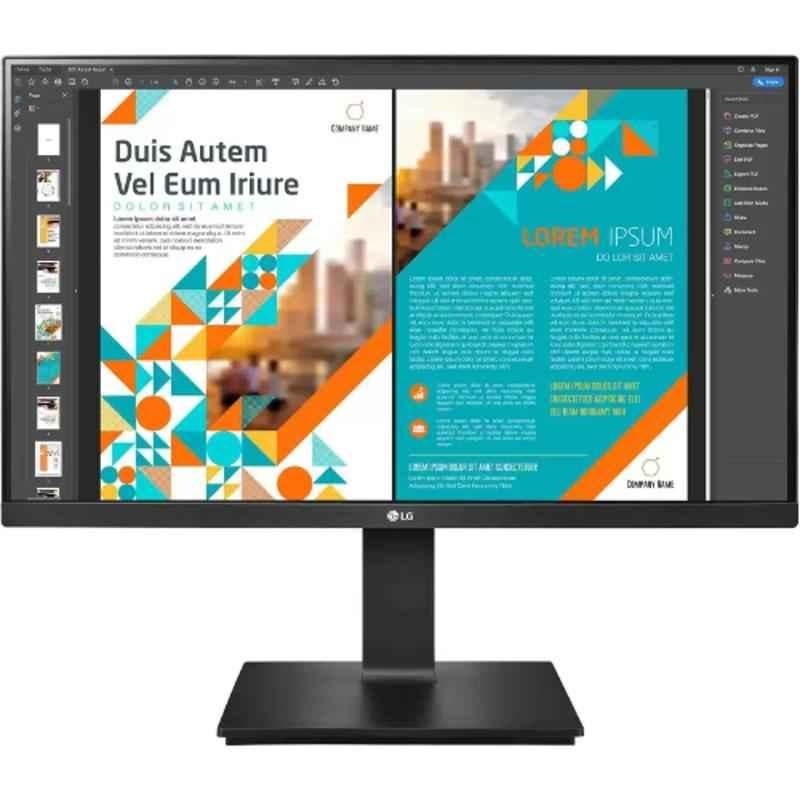 LG 24QP550-B.ATR 24 inch Electronics QHD Monitor Quad HD LED Backlit Monitor, Response Time: 5ms, Black