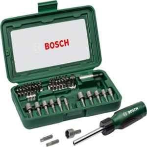 Bosch 46 Pieces Screwdriver Bit Set with Magnetic Universal Holder 2607019504