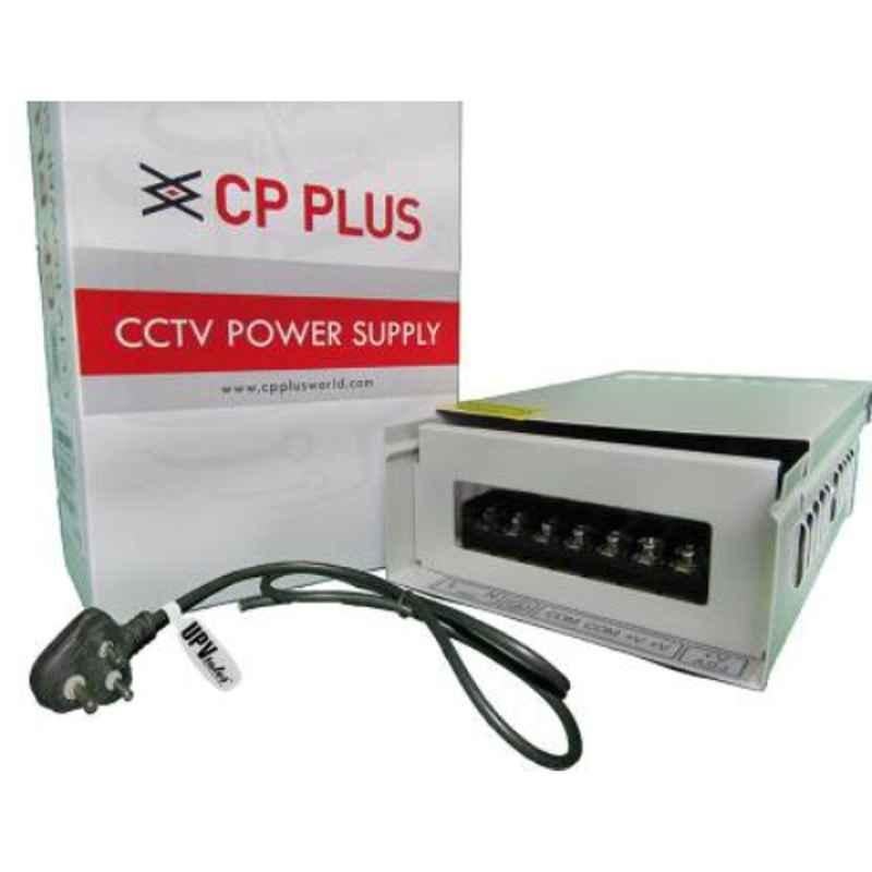 CP Plus 10A Metal Case Power Supply, CP-DPS-MD100-12D