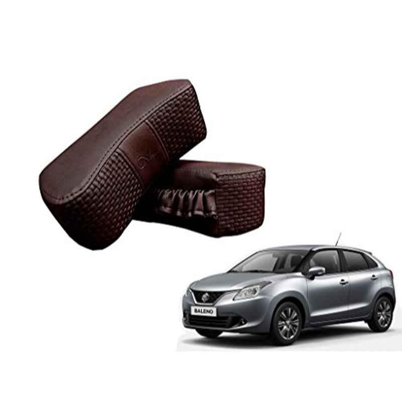 Kozdiko 2 Pcs Memory Foam Cola Neck Rest Cushion Pillow Set for Maruti Baleno