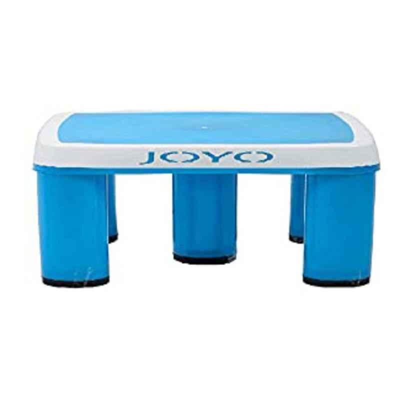 Joyo TUFF Big Plastic Blue Bathroom Stool with Free Lasaani 1000ml Water Bottle