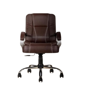 CELLBELL C102 Watson Leatherette Medium Back Dark Brown Executive Chair