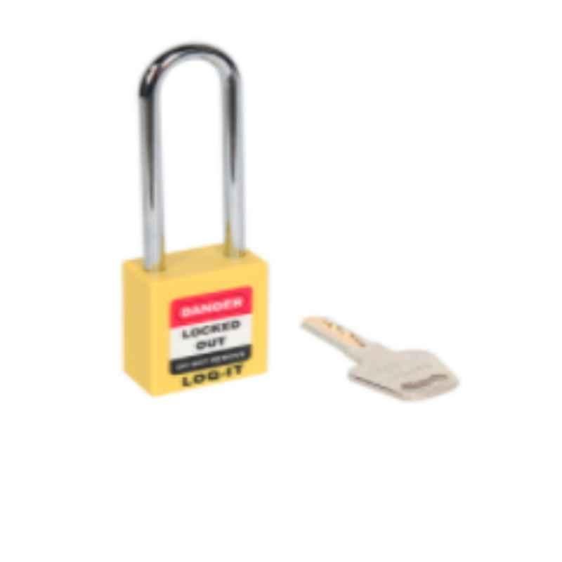 LOQ-IT 20mm Nylon Yellow Safety Lockout Padlock, PD-LQYLKDS76