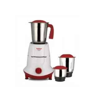 Maharaja Whiteline 500W Red & White Unigrind Mixer Grinder with 3 Jars, MX-251