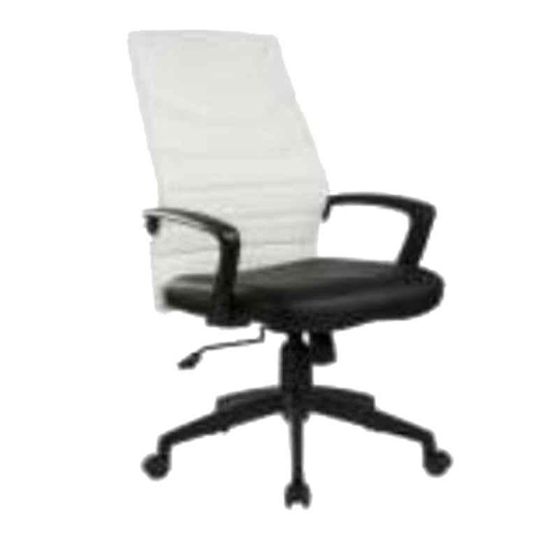 Smart Office Furniture PU Black Medium Back Office Chair, W-128A-M