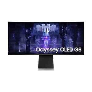 Samsung Odyssey G8 34 inch 3440x1440p Curved OLED Gaming LED Monitor with 175Hz Refresh Rate, LS34BG852SWXXL