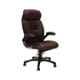 Caddy PU Leatherette Brown Adjustable Office Chair with Back Support, DM 68